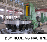 Φ8m hobbing machine